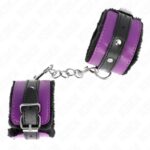 KINK – PREMIUM FUR LINED WRIST RESTRAINTS BLACK WITH PURPLE / BLACK BELT ADJUSTABLE 17-29 CM X 6 CM Fetish / Bondage | SEX Shop Ireland 9