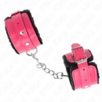 KINK – PREMIUM FUR LINED WRIST RESTRAINTS BLACK WITH RASPBERRY ROSE BELT ADJUSTABLE 17-29 CM X 6 CM Fetish / Bondage | SEX Shop Ireland 9
