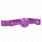 KINK – PURPLE BREATHABLE BALL 4.5 CMGAG 65 x 2.5 CM BDSM Gags | SEX Shop Ireland 8