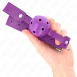 KINK – PURPLE BREATHABLE BALL 4.5 CMGAG 65 x 2.5 CM BDSM Gags | SEX Shop Ireland 11