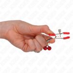 KINK – RED DOUBLE BELL NIPPLE CLAMP RED 6 CM BDSM Gear & Accessories | SEX Shop Ireland 12