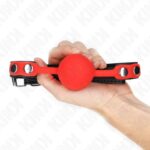 KINK – RED SILICONE BALL 4 CM GAG 60 x 2 CM BDSM Gags | SEXstore.ie 11