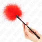 KINK – RED TICKLE FEATHERS USED FOR THE BONDAGE KIT 27 CM BDSM Whips & Paddles | SEX Shop Ireland 8