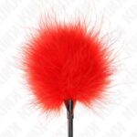 KINK – RED TICKLE FEATHERS USED FOR THE BONDAGE KIT 27 CM BDSM Whips & Paddles | SEX Shop Ireland 10