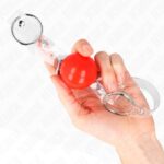 KINK – RED TRANSPARENT PVC BALL 4 CM GAG ADJUSTABLE BDSM Gags | SEX Shop Ireland 10