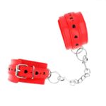 KINK – RED WRIST RESTRAINTS WITH BLACK HEART INLAY ADJUSTABLE 21-28 CM X 5.5 CM Fetish / Bondage | SEX Shop Ireland 9
