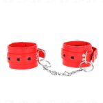 KINK – RED WRIST RESTRAINTS WITH BLACK HEART INLAY ADJUSTABLE 21-28 CM X 5.5 CM Fetish / Bondage | SEX Shop Ireland 8