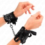 KINK – SCANDAL WRIST RESTRAINTS BLACK LACE DETAILS 24.5 CM X 6.5 CM Fetish / Bondage | SEX Shop Ireland 11