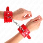 KINK – SHINY HAND CUFFS RED ADJUSTABLE 23-33 CM Fetish / Bondage | SEX Shop Ireland 11