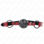 KINK – SHINY LEATHERETTE BALL 4.5 CM GAG 63.5 X 2 CM ADJUSTABLE 41 X 59 CM BDSM Gags | SEX Shop Ireland 8