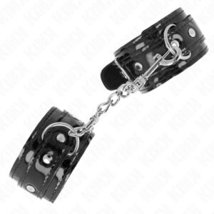 KINK – SHINY NEOPRENE WRIST CUFFS ADJUSTABLE 17-24 CM X 4.5 CM Fetish / Bondage | SEX Shop Ireland 3