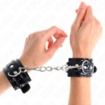 KINK – SHINY NEOPRENE WRIST CUFFS ADJUSTABLE 17-24 CM X 4.5 CM Fetish / Bondage | SEX Shop Ireland 11