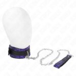 KINK – SHORT VELVET LACE NECKLACE WITH BELT 105 CM WITH NYLON TRIM 44 X 5.5 CM BDSM Collars | SEX Shop Ireland 9