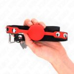 KINK – SILICONE BALL 4 CM GAG WITH LOCK 60 x 2 CM BDSM Gags | SEX Shop Ireland 9