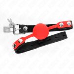 KINK – SILICONE BALL 4 CM GAG WITH LOCK 60 x 2 CM BDSM Gags | SEX Shop Ireland 8