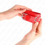 KINK – SIMPLE WRIST RESTRAINTS RED ADJUSTABLE 20-23 CM X 5.5 CM Fetish / Bondage | SEX Shop Ireland 10