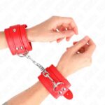 KINK – SIMPLE WRIST RESTRAINTS RED ADJUSTABLE 20-23 CM X 5.5 CM Fetish / Bondage | SEX Shop Ireland 11