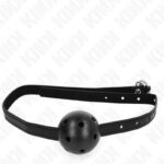 KINK – SIMPLICITY BLACK BREATHABLE BALL 4.5 CM GAG 62 x 1.5 CM BDSM Gags | SEX Shop Ireland 10