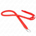 KINK – SNAKE WHIP WITH RED HAND RING 65 CM BDSM Whips & Paddles | SEX Shop Ireland 9