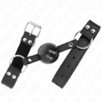 KINK – SOFT AND SOLID BALL 4 CM GAG WITH LEATHERETTE STRAP 62 x 2.5 CM ADJUSTABLE 42-58 CM BDSM Gags | SEX Shop Ireland 9