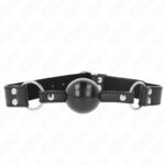 KINK – SOFT AND SOLID BALL 4 CM GAG WITH LEATHERETTE STRAP 62 x 2.5 CM ADJUSTABLE 42-58 CM BDSM Gags | SEX Shop Ireland 8