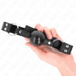 KINK – SOFT AND SOLID BALL 4 CM GAG WITH LEATHERETTE STRAP 62 x 2.5 CM ADJUSTABLE 42-58 CM BDSM Gags | SEX Shop Ireland 11