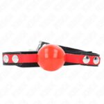 KINK – SOFT TPE BALL 4 CM GAG MODEL 4 60 x 2 CM ADJUSTABLE 37-52 CM BDSM Gags | SEX Shop Ireland 8