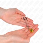 KINK – THIN BELL NIPPLE CLAMPS GOLD 7 CM BDSM Gear & Accessories | SEX Shop Ireland 11
