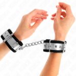 KINK – THIN WRIST RESTRAINTS BLACK / SILVER 30 X 4 CM Fetish / Bondage | SEX Shop Ireland 11