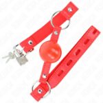 KINK – TPE BALL 4 CM GAG WITH ROJO LOCK 60 x 2 CM BDSM Gags | SEX Shop Ireland 9