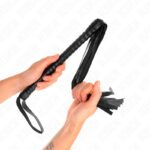 KINK – WHIP WITH BLACK TEXTURED HANDLE 48.5 CM BDSM Whips & Paddles | SEX Shop Ireland 13