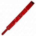 KINK – WINE RED ADJUSTABLE NECKLACE 37.5-49.5 CM X 5 CM BDSM Collars | SEX Shop Ireland 13
