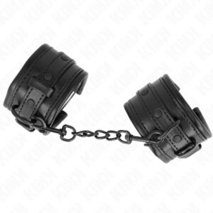KINK – WRIST RESTRAINTS BLACK ADJUSTABLE 20-30 CM X 6 CM Fetish / Bondage | SEX Shop Ireland 3