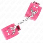KINK – WRIST RESTRAINTS RASPBERRY ROSE WITH RASPBERRY ROSE LINING ADJUSTABLE 20-28 CM X 5.5 CM Fetish / Bondage | SEX Shop Ireland 9