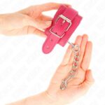 KINK – WRIST RESTRAINTS RASPBERRY ROSE WITH RASPBERRY ROSE LINING ADJUSTABLE 20-28 CM X 5.5 CM Fetish / Bondage | SEX Shop Ireland 10
