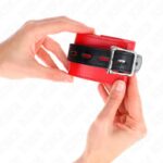 KINK – WRIST RESTRAINTS RED WITH BLACK BELT ADJUSTABLE 17-28 CM X 6 CM Fetish / Bondage | SEX Shop Ireland 10