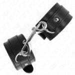 KINK – WRIST RESTRAINTS-SINGLE RIVET ROW BLACK ADJUSTABLE 17-28 CM X 5 CM Fetish / Bondage | SEX Shop Ireland 9