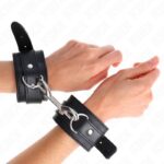 KINK – WRIST RESTRAINTS-SINGLE RIVET ROW BLACK ADJUSTABLE 17-28 CM X 5 CM Fetish / Bondage | SEX Shop Ireland 11