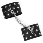 KINK – WRIST RESTRAINTS WITH SNAP FASTEN FULL OF RIVETS BLACK ADJUSTABLE 19-24 CM X 5.5 CM Fetish / Bondage | SEX Shop Ireland 11