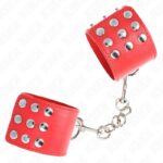 KINK – WRIST RESTRAINTS WITH SNAP FASTEN RED ADJUSTABLE 19-24 CM X 5.5 CM Fetish / Bondage | SEX Shop Ireland 9