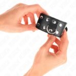 KINK – WRISTBANDS WITH DOUBLE LINE OF ADJUSTABLE STUDS BLACK Fetish / Bondage | SEX Shop Ireland 10