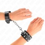 KINK – WRISTBANDS WITH DOUBLE LINE OF ADJUSTABLE STUDS BLACK Fetish / Bondage | SEX Shop Ireland 11