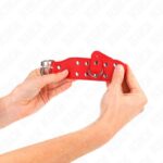 KINK – WRISTBANDS WITH DOUBLE LINE OF ADJUSTABLE STUDS RED Fetish / Bondage | SEX Shop Ireland 11