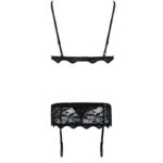 LIVCO CORSETTI FASHION – BELITA LC 90231 BRA + PANTY + GARTER BELT BLACK L/XL Corset Lingerie | SEX Shop Ireland 18