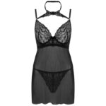 LIVCO CORSETTI FASHION – BINELLA SET BABYDOLL + THONG BLACK L/XL Babydoll Lingerie | SEX Shop Ireland 11