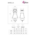 LIVCO CORSETTI FASHION – BINELLA SET BABYDOLL + THONG BLACK L/XL Babydoll Lingerie | SEX Shop Ireland 13
