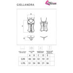 LIVCO CORSETTI FASHION – GIELLANDRA FOR THE SENSES COLLECTION CORSET + PANTY BLACK L/XL Corset Lingerie | SEX Shop Ireland 13