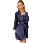 LIVCO CORSETTI FASHION – JACQUELINE LC 90249 DRESSING GOWN + SHIRT + PANTY NAVY BLUE S/M Corset Lingerie | SEX Shop Ireland 15