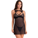 LIVCO CORSETTI FASHION – KROLINA LC 90734 CHEMISE + THONG BLACK S/M Corset Lingerie | SEX Shop Ireland 8