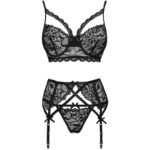 LIVCO CORSETTI FASHION – MORIDAM LC 90552 BRA + GARTER BELT + PANTY NEGRO S/M Corset Lingerie | SEX Shop Ireland 17